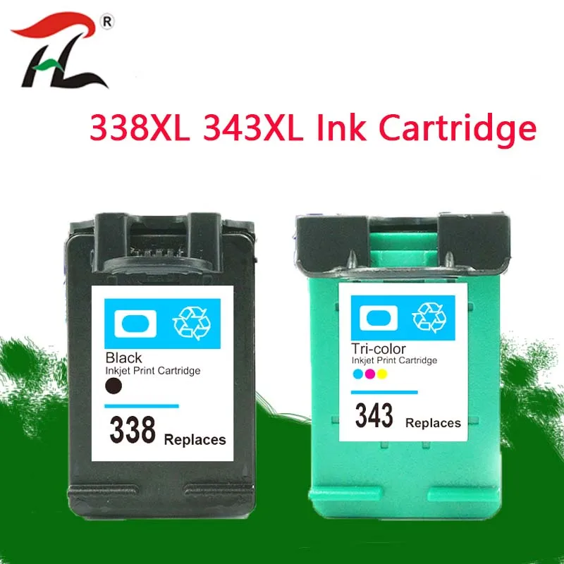 338XL 343XL совместимый с чернильный картридж для hp338 hp343 HP C3100 C3110 C3140 C3150 C3170 C3180 C3190 Officejet