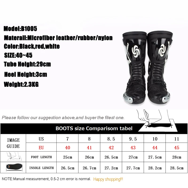 Pro biker защитные ботинки для мотоцикла мотоциклетные из микрофибры|racing boots|road racing