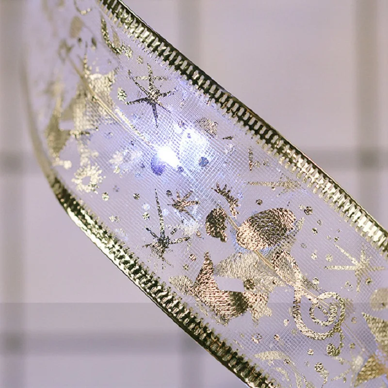 Светодиодная лента с питанием от аккумулятора гирлянда из медной проволоки