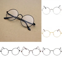 spectacle frame round glasses frame metal decorative glasses popular flat mirror retro colorful eyewear trend fashion eyeglasses