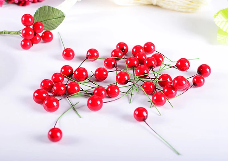 10 шт. рождественские украшения подарки из пенопласта вишня Свадебный домашний