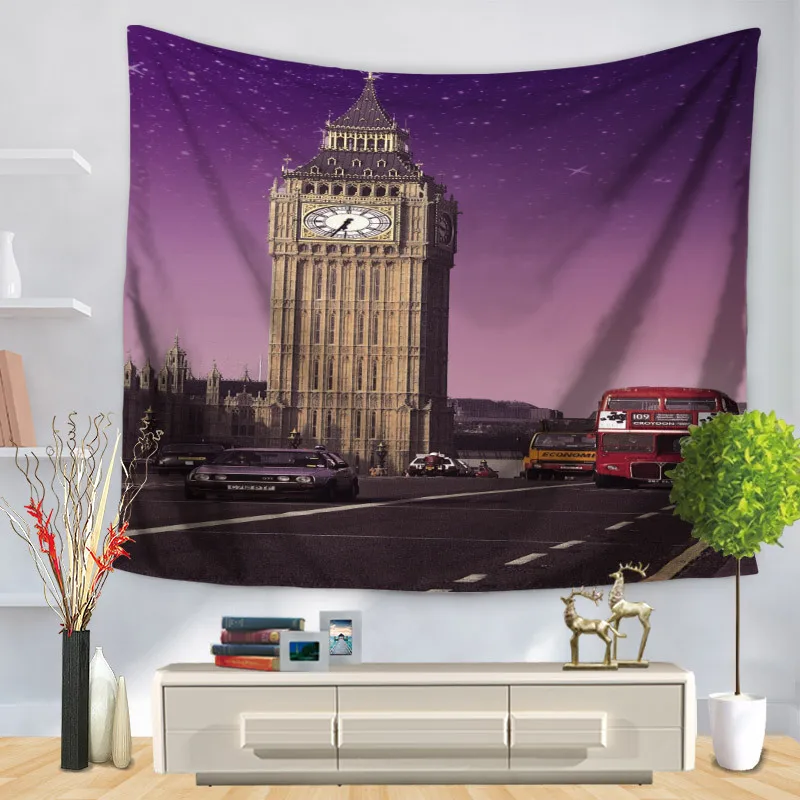 Гобелен в стиле хиппи бохо старинная архитектура настенный подвесной гобелен