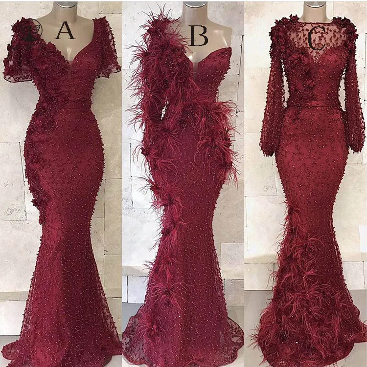 

Арабское дизайнерское платье с глубоким v-образным вырезом, кружевом, бисером и жемчугом, с коротким рукавом, вечернее платье русалки 2020