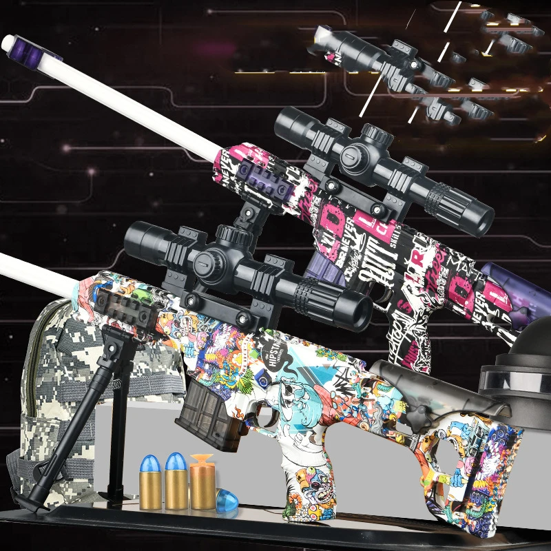 Снайперская винтовка Barrett ручной игрушечный пистолет-бластер из ЭВА мягкие