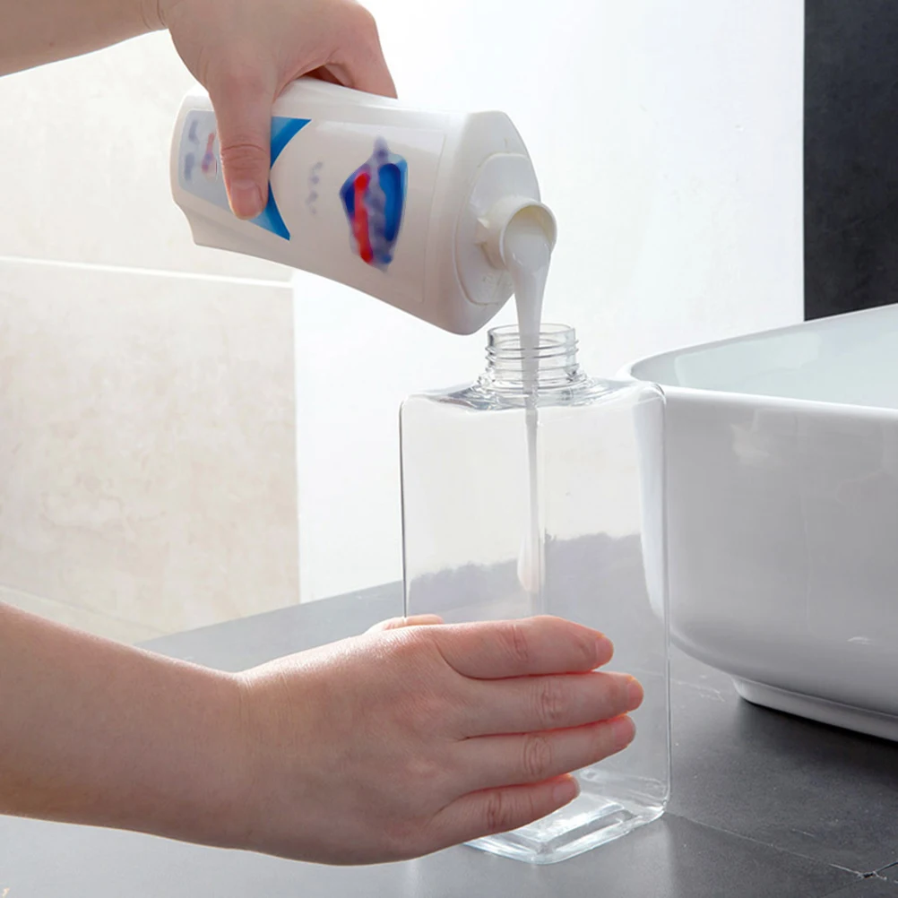 2 шт. 600 мл гелевые бутылки для душа контейнеры пластиковые насоса многоразовый