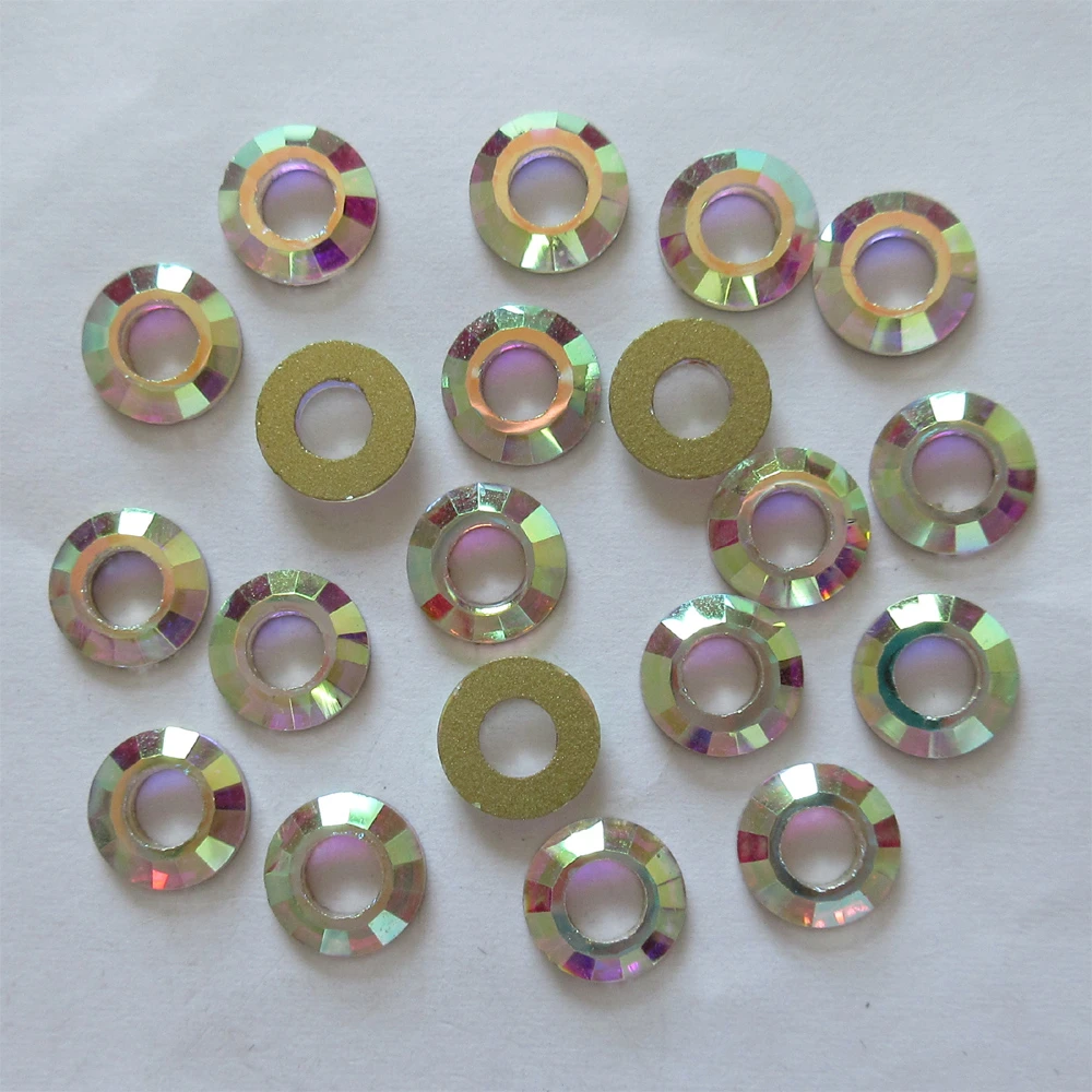 8 мм светильник круг с плоской задней частью на клейкой основе не требуют горячей