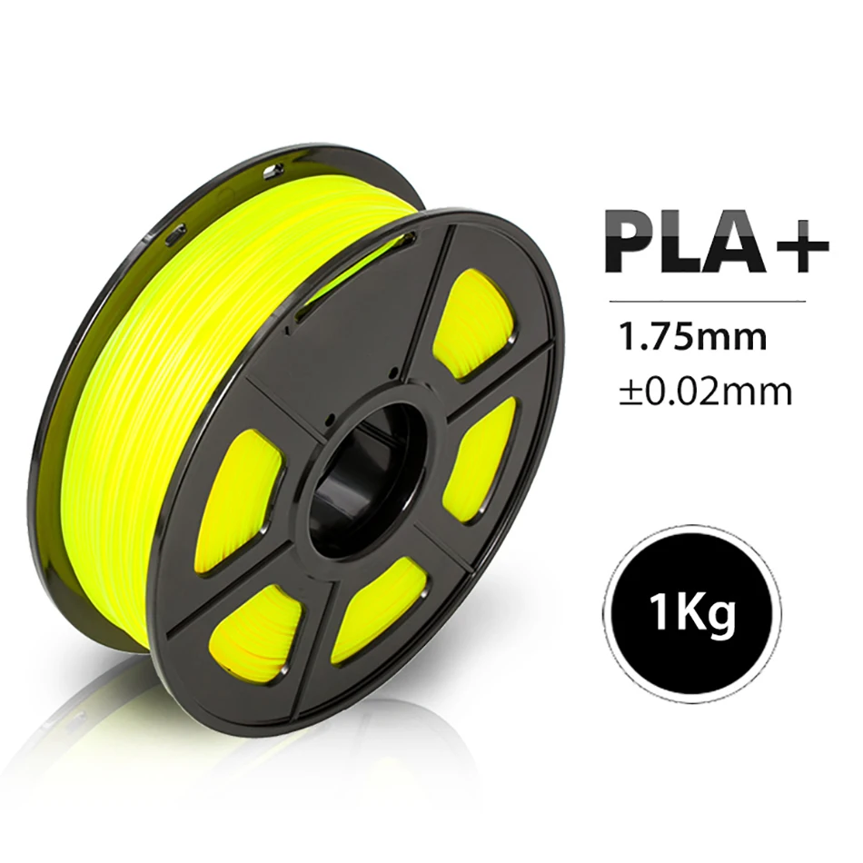 PLA PLUS Yellow SUNLU PLA/PLA+ нить для 3d принтера 1,75 мм 1 кг с катушкой PLA/PLA Plus, нить для 3D печати, ручка, детский гаджет - Цвет: PLA PLUS Yellow
