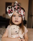 Повязка на голову детская, с леопардовым принтом, с цветами и фруктами, на День Св. Валентина, модная повязка для волос