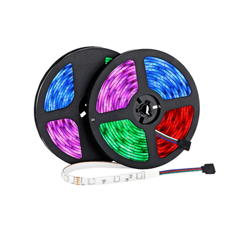 

Flexible tape light SMD 5050 LED strip light DC12V 30LEDs/m RGB 150LEDs 5m IP20 Not waterproof rope light