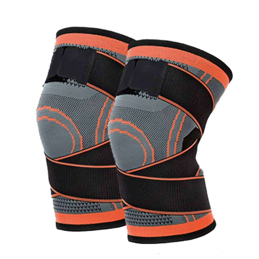 

Elastic Men Women Knee Support Brace Protector Breathable Sport Tennis Cycling Knee Pads Relief Prevent Knee Support Brace