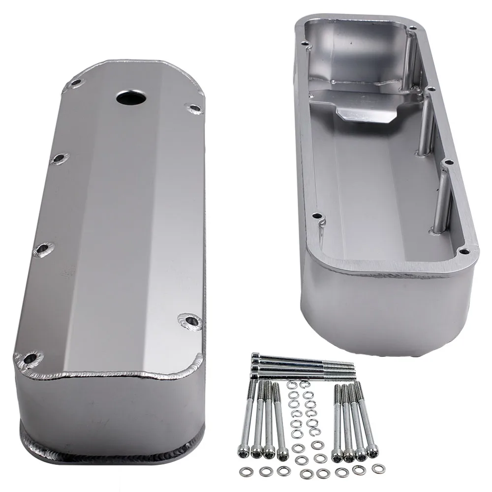 Матовая крышка клапана для CHEVY 58 86 SBC маленький блок 283 305 327 350 400|Колпак клапана| |