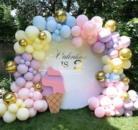 diy pastel balloon garland arch kit for rainbow ice cream sorbet unicorn mermaid 1st birthday baby shower bridal shower