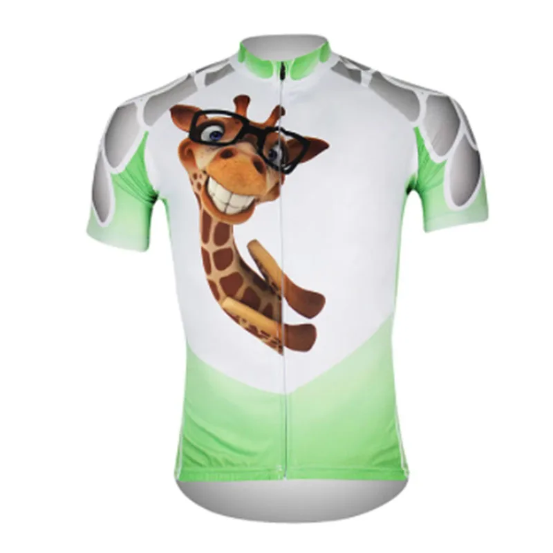 

Детская велосипедная одежда, мультяшный жираф, гонки, горный велосипед, Велоспорт, Джерси, Мотокросс, Горный мотоцикл, Bmx рубашка, велосипедн...