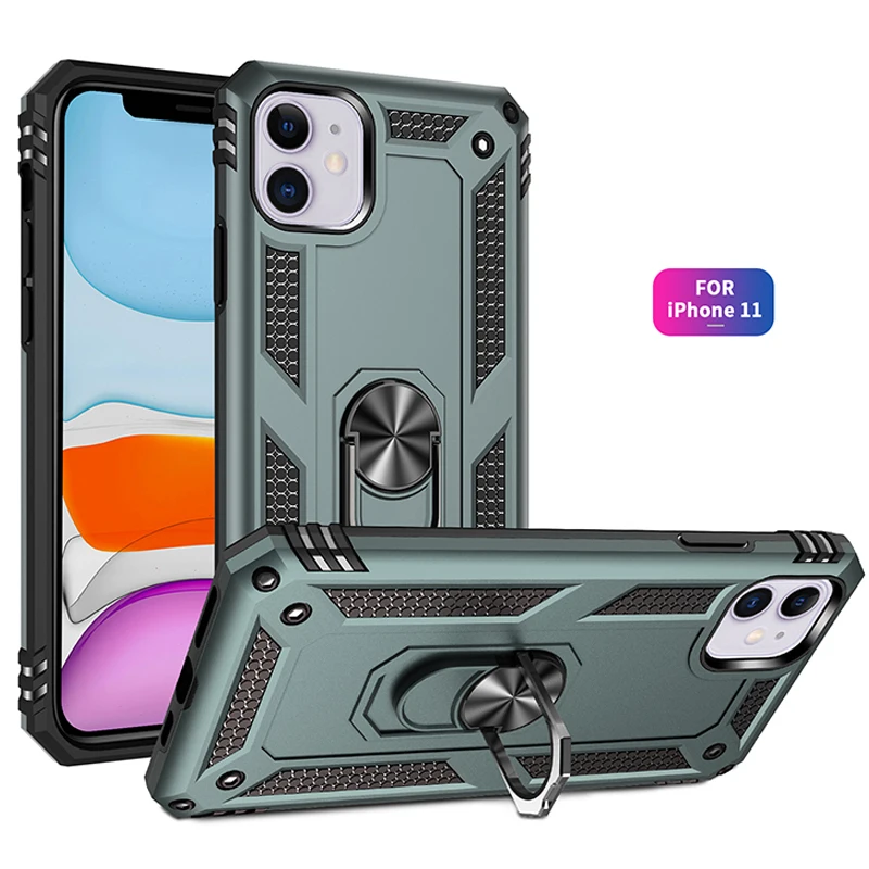 Модный противоударный Прочный бронированный чехол для телефона iphone 11 Pro Max 6 6S 7 8