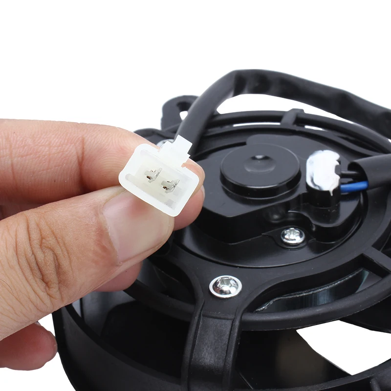 Motorcycle Cooling fan Oil Cooler Electric Radiator Engine Fit For 150cc 200cc 250cc Motocross ATV Quad Go Kart Buggy | Автомобили и