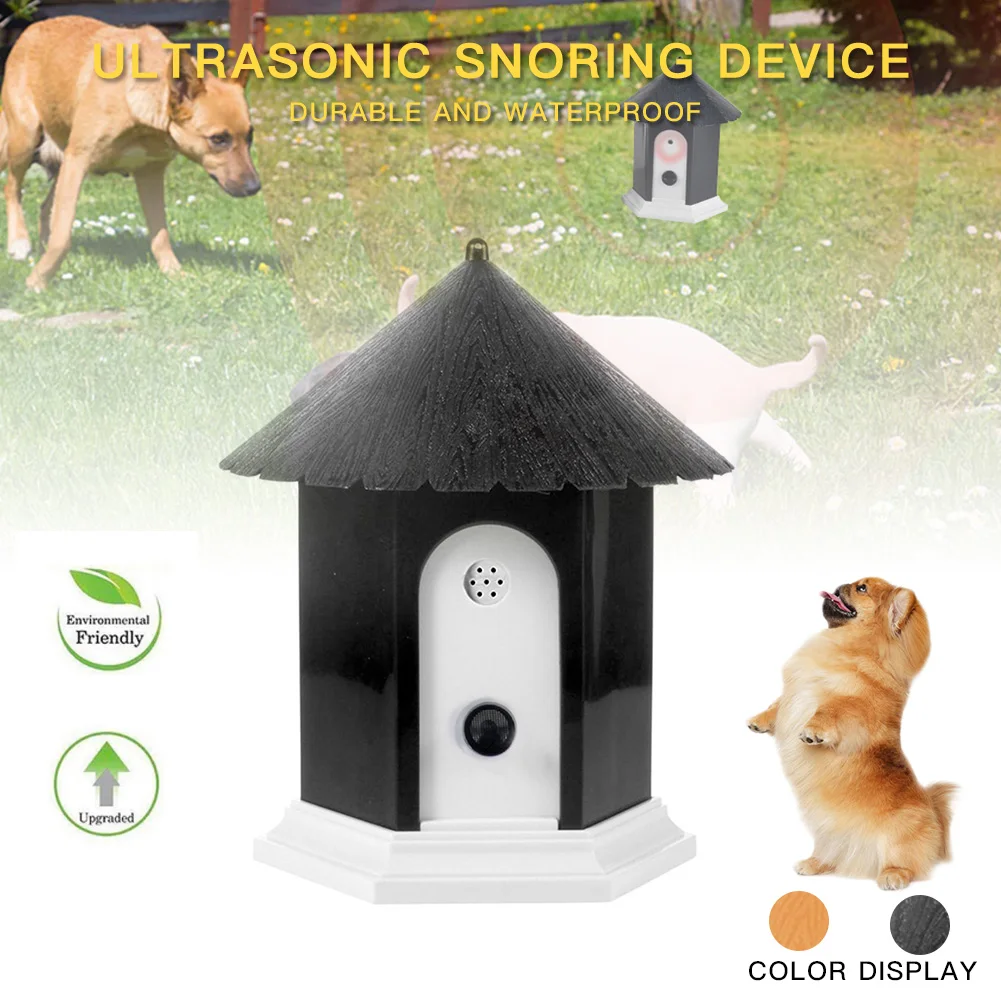 

Anti Barking Device Outdoor Bark Control Ultrasound Bark Deterrents Waterproof Dog Bark Controller in Birdhouse Shape