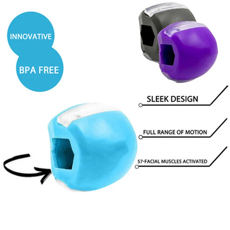 Фитнес-тренировочный мяч для тела тренажер лица мышц скул подводка челюсти |