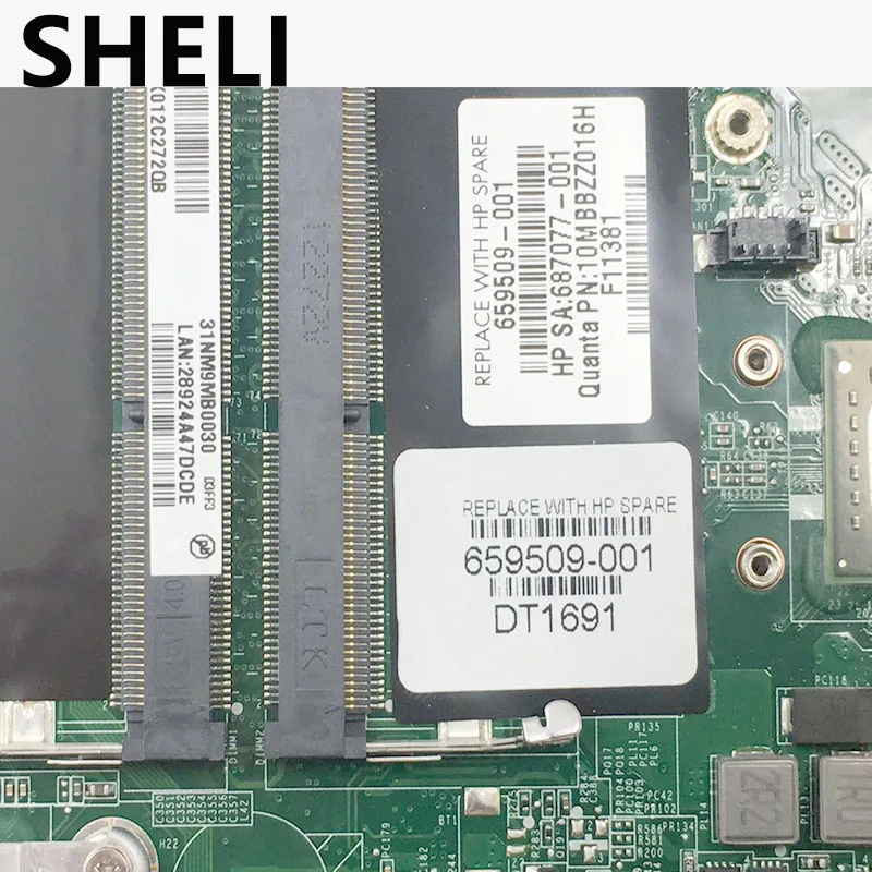 Шели для HP Pavilion DM1 4000 материнская плата ноутбука 659509 001 DA0NM9MB6D0 311M E300 DDR3 Материнская