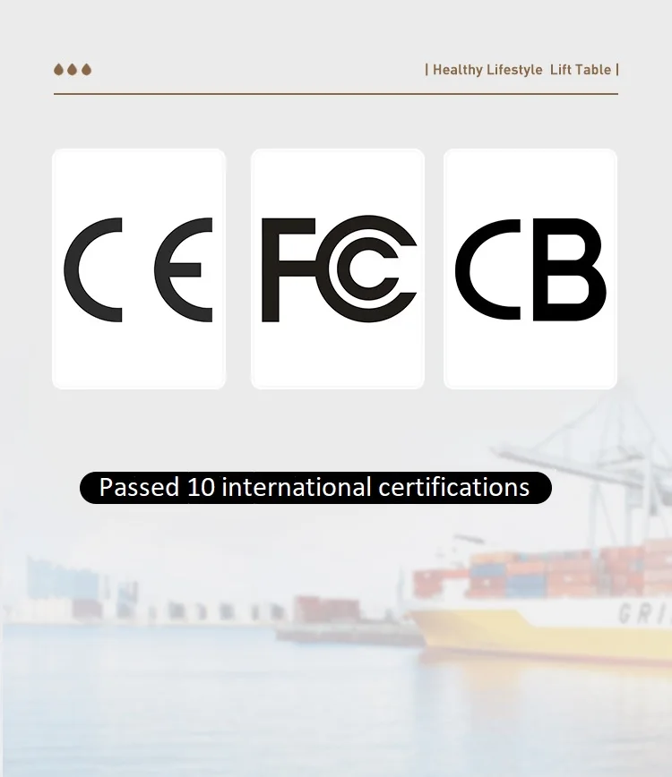 Сверхмощная стальная Регулируемая по высоте двухмоторная подъемная настольная