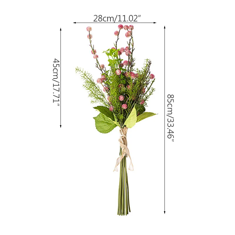 

Long Hand Holding Bouquet Temperament Wedding Decors High-end Silk Flower Photography Photo Props Plastic Simulation Flowers