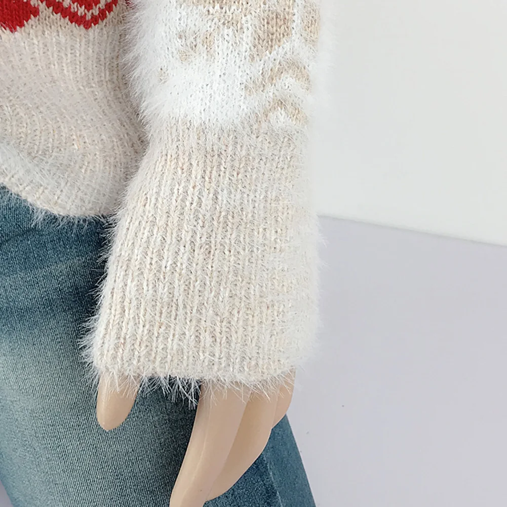 Женский Теплый свитер с оленем Толстый Пуловер вязаный для зимы 2019 | Женская