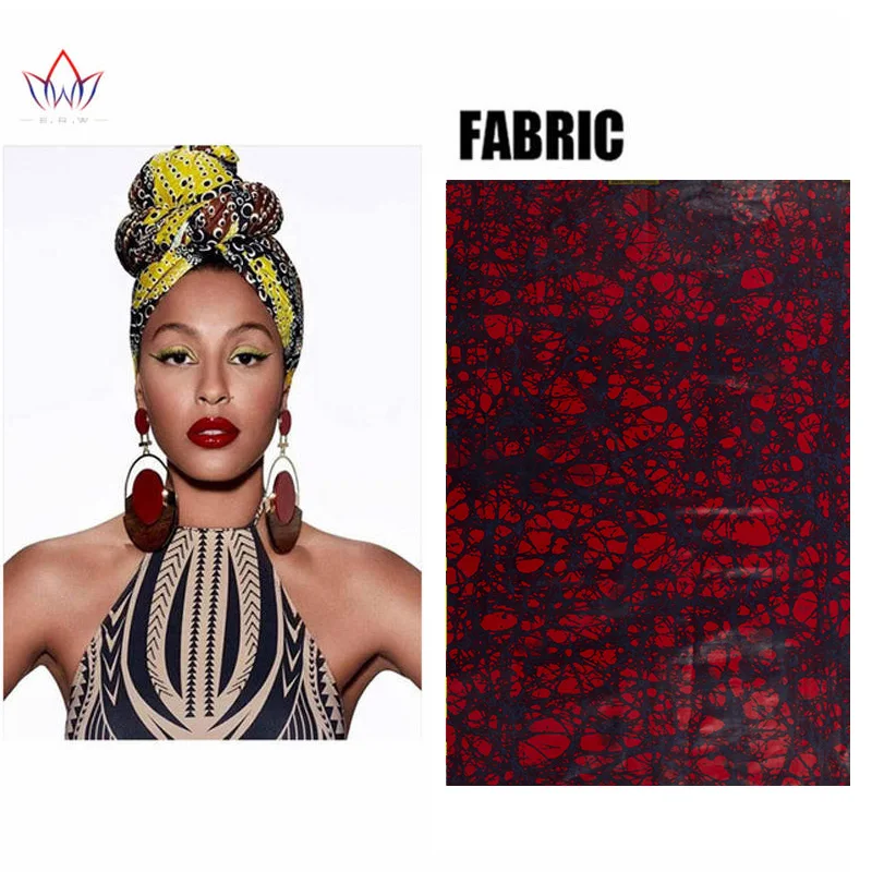 Женский шарф из 100% хлопка чистого с принтом в африканском стиле Wyb56|Украшения для