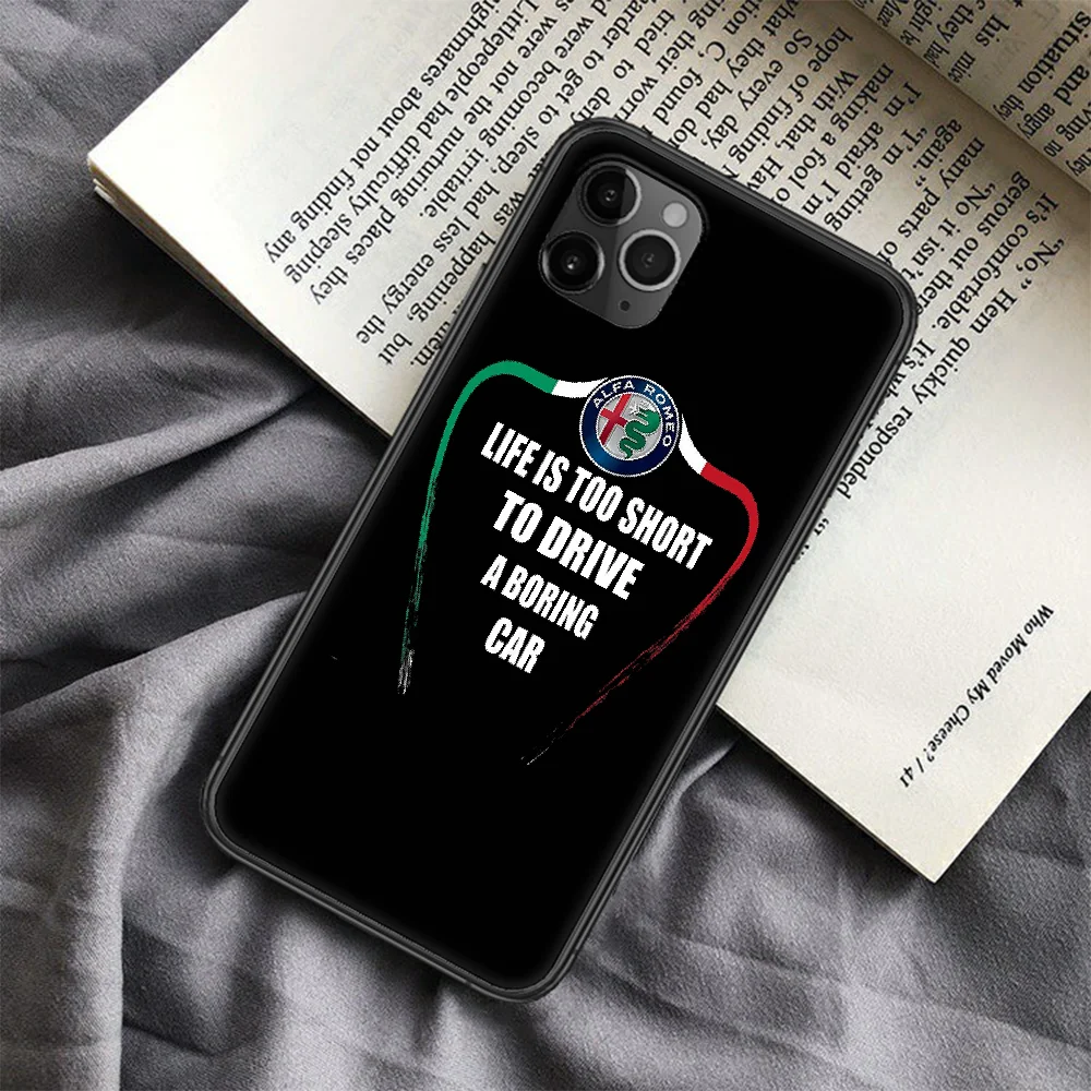 

Alfa romeo giulietta Italy Car Phone Case For Iphone 4 4s 5 5S SE 5C 6 6S 7 8 Plus X XS XR 11 12 Mini Pro Max 2020 black Prime