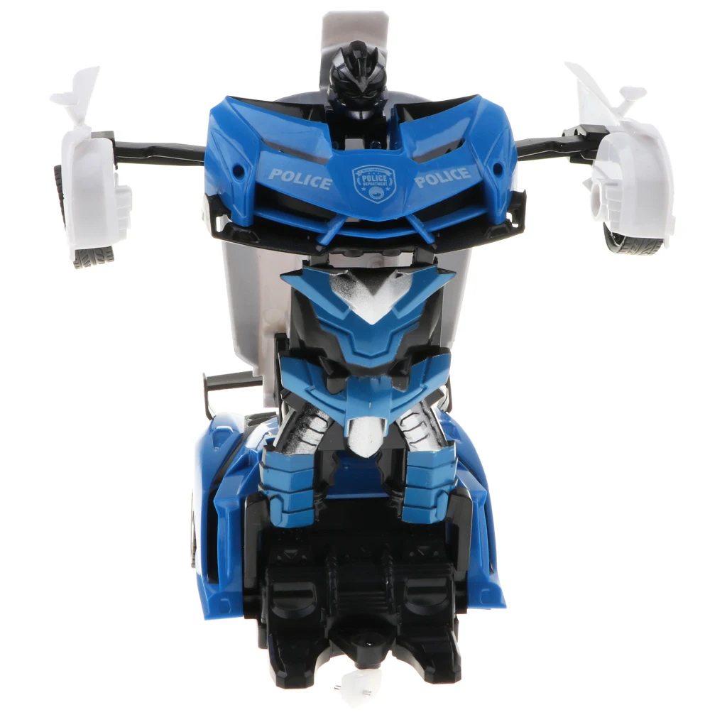 

2-in-1 Play Remote Control RC Racing Car Transforming Robot Kids Toy