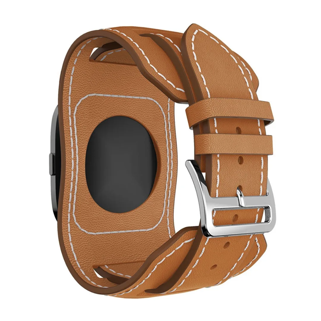 Ремешок кожаный для наручных часов Fitbit Versa 2 Lite мужской сменный модный