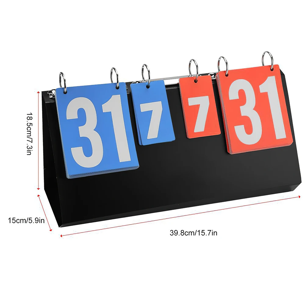 

Easy To Flip Over Basketball Referee Soccer Sports Scoreboard Digital For Football Badminton Volleyball Table Tennis Accessories