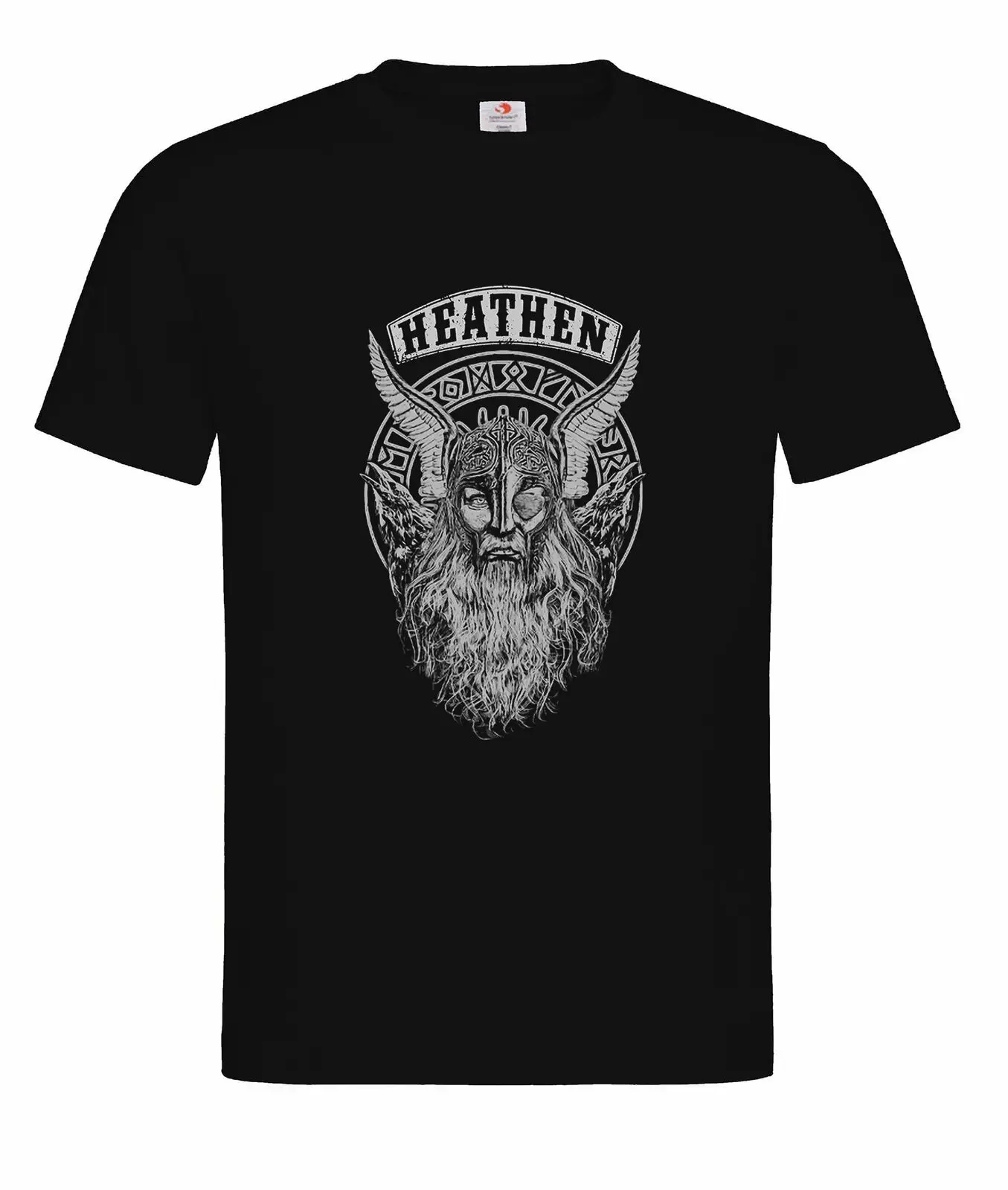 

Уникальная футболка Vikings God Odin Ragnar Valhalla Heathen. Летняя хлопковая Футболка короткий рукав с круглым вырезом Мужская футболка новый S-3XL