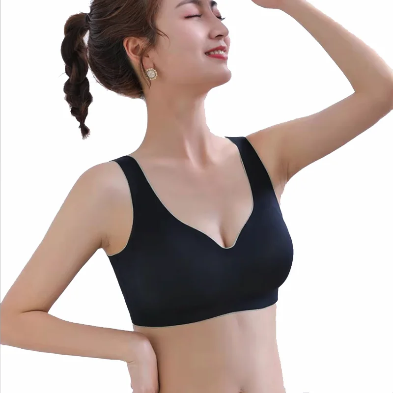 3 шт латексные бесшовный бюстгальтер Для женщин пуш-ап нижнее бельё для девочек
