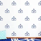 Мультяшная шляпа парусная лодка Семейные настенные наклейки роспись искусство домашний декор для малышей Детские комнаты декор для детской комнаты Diy домашний декор