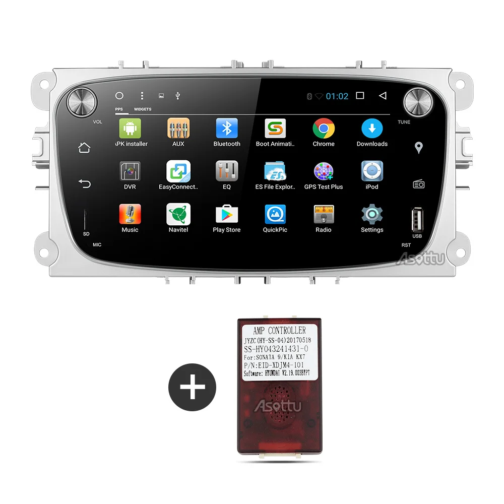 Car dvd with canbus Android 8,1 автомобиль DVD Восьмиядерный для Ford Mondeo C-max Фокус galaxy S-max автомобиль dvd gps радио Видео плеер в тире dvd 1024*600 - Цвет: Car dvd with canbus