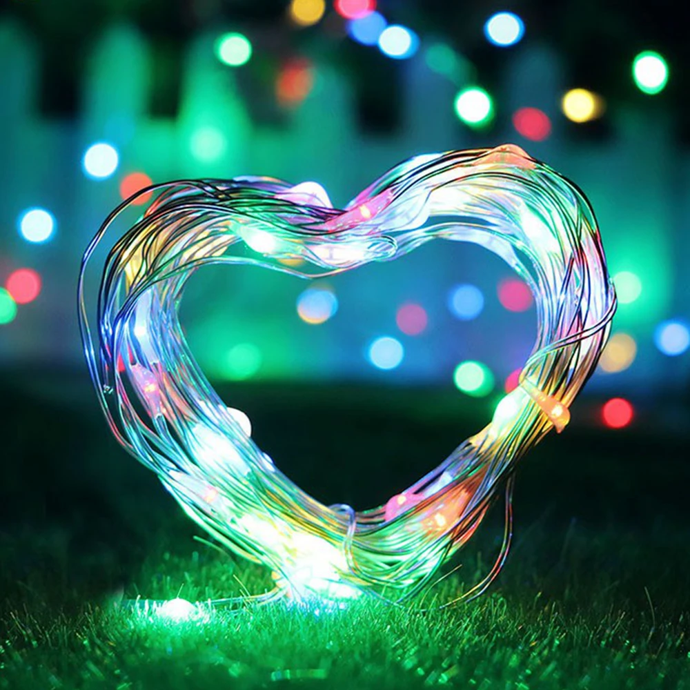 

FOXGBF 10M USB 5V Led String Fairy Lights Operated Garland New Year's Party Christmas Decorations for Home Room indoor outdoor