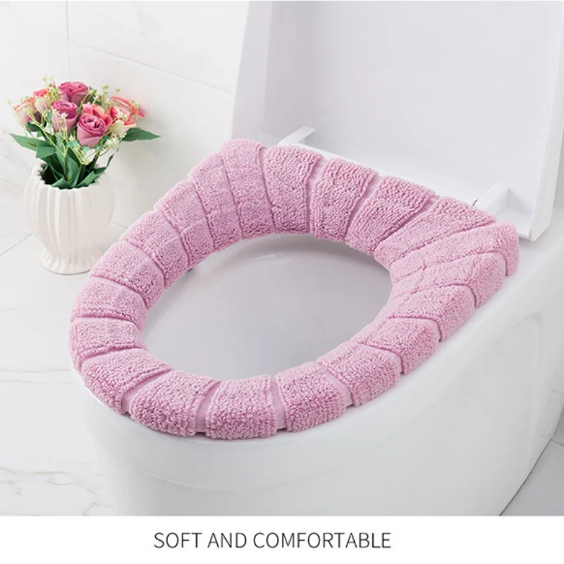 Зимняя подушка для унитаза искусственная задняя крышка мягкое сиденье в виде