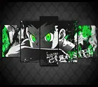 5 панелей, японское аниме Hunter X Hunter, холст, постеры, настенные картины, аксессуары для картин, домашний декор, украшение для гостиной