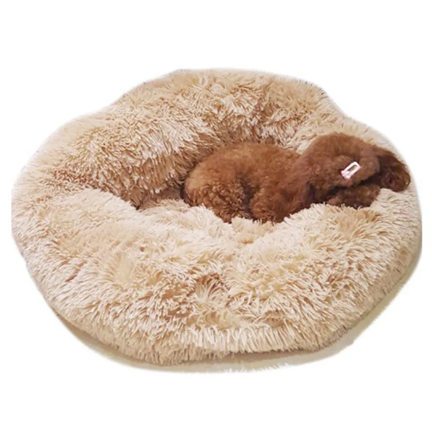 Кровать для питомца собаки Удобная пончик Cuddler круглая кровать ультра мягкая
