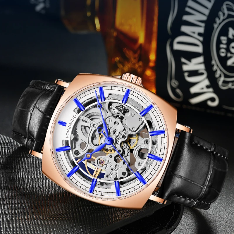 Часы Forsining 2019 Классический Золотой Роскошные Механические Мужские часы
