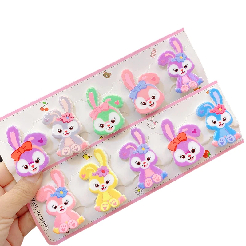 

10 шт., детские заколки для волос, Микки и Минни Маус