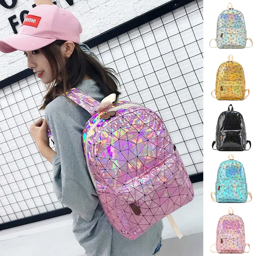 

School Bag mochila escolar child backpack sac a dos enfant Laser Children Backpacks School Bags holographic children's backpacks