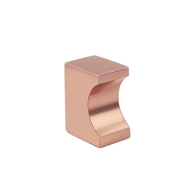 Rose Gold UKE маленькая золотая ручка алюминиевый ящик черная ручка розовое золото дверная ручка для шкафа - Цвет: Rose Gold