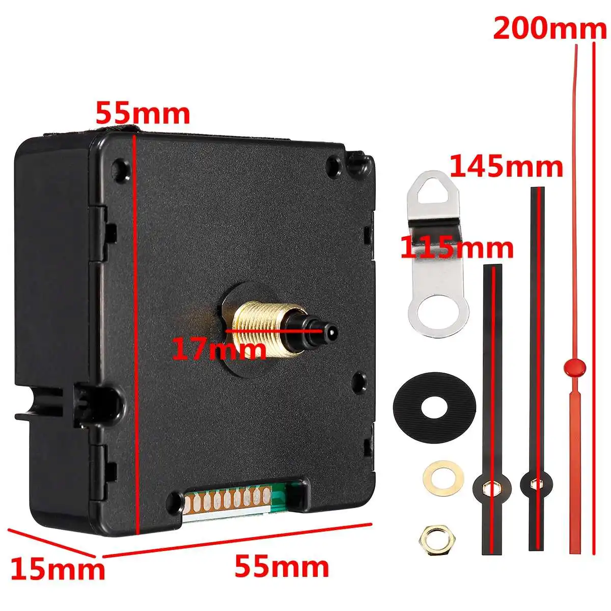 UK MSF Time Atomic Radio Controlled Silent Quartz Clock Movement Mechanism DIY Kit Replacement Accessories images - 6