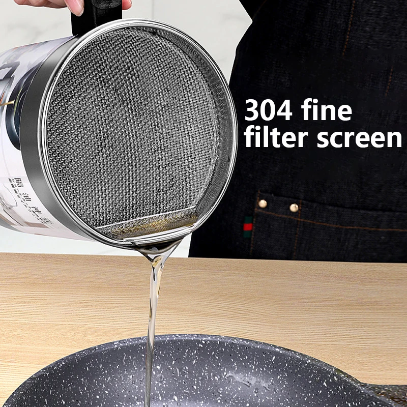 Контейнер для масляного фильтра из нержавеющей стали объем 1 4 л|Дуршлаги и сита| |