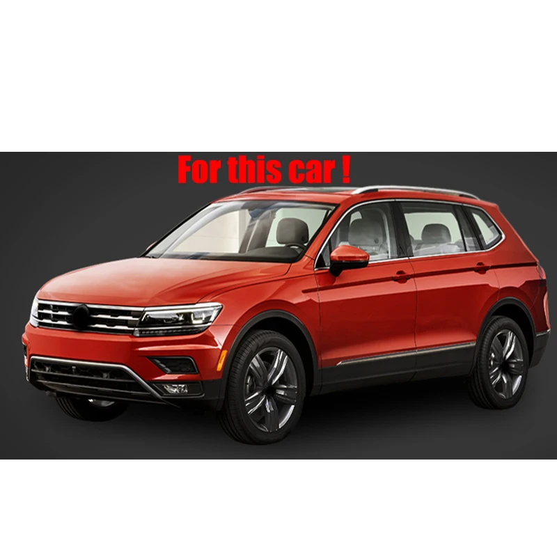 Обшивка переднего бампера для VW Volkswagon Tiguan 2017 2018 ABS Chrome отделка гонок гриль