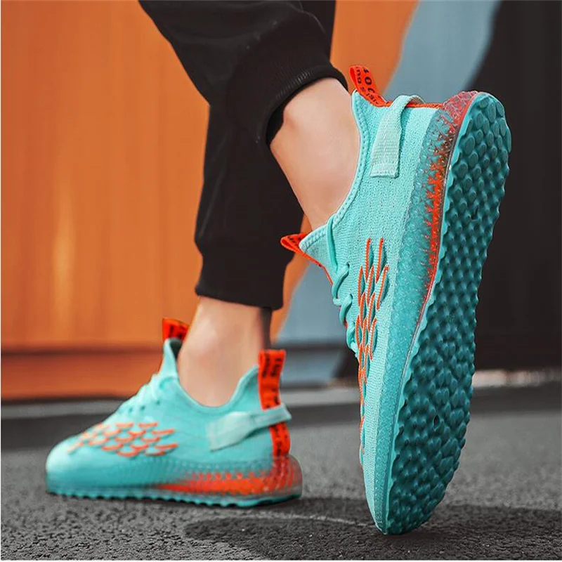 

Men Running Shoes 2021 Comfortable Sport Shoes Men Trend Lightweight Walking Shoes Men Sneakers Breathable Zapatillas