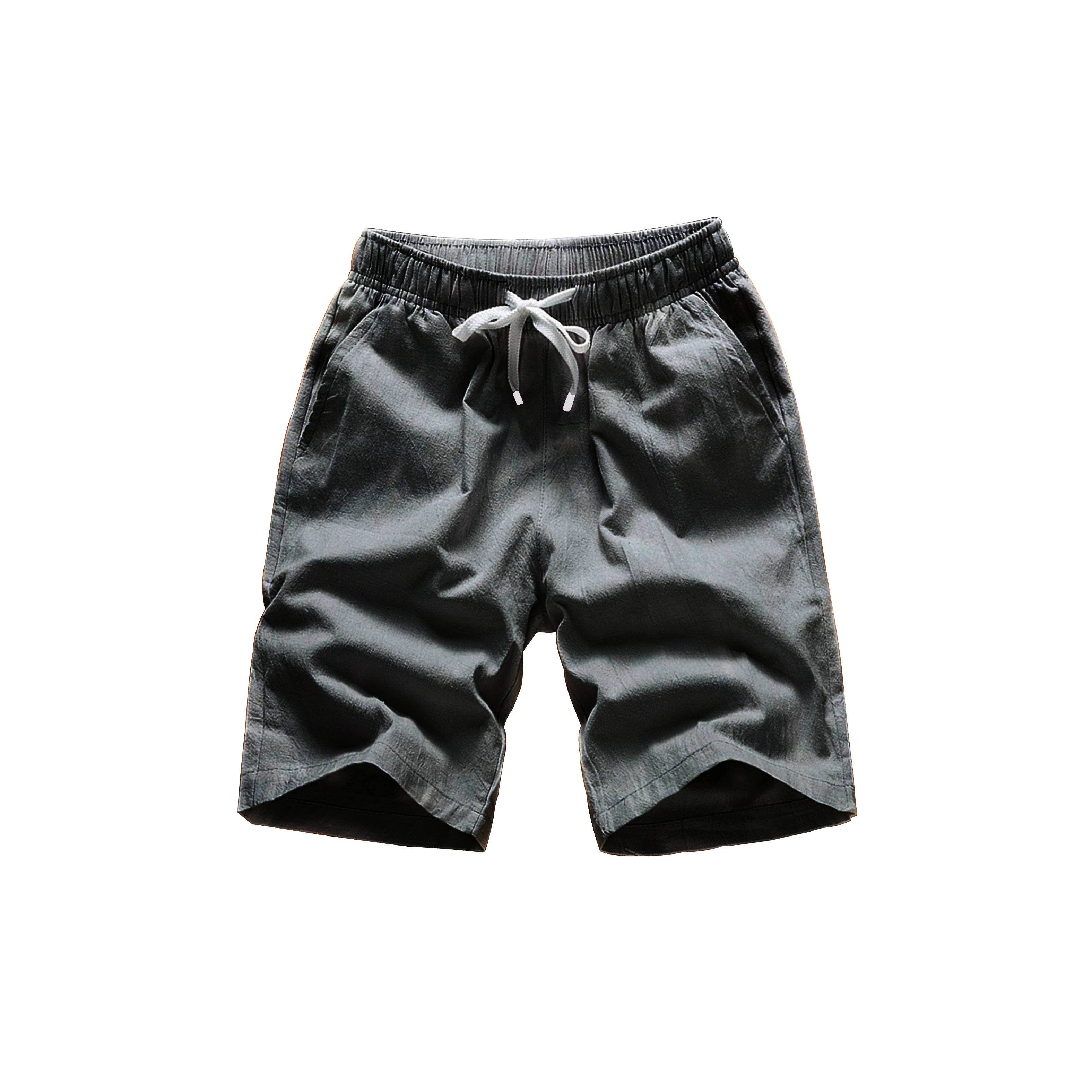 Мужские летние шорты повседневные свободные укороченные брюки спортивные
