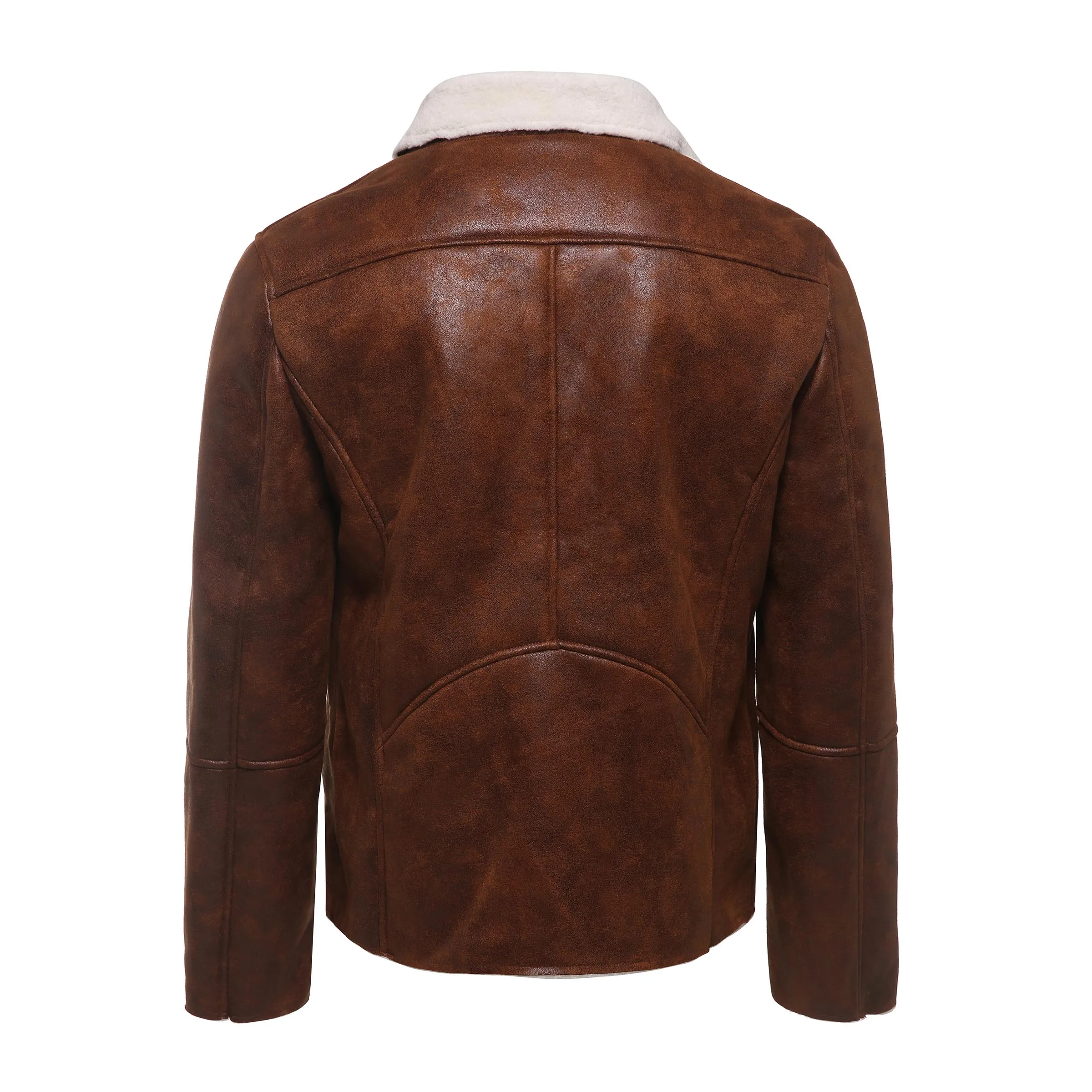 

Faux Suede Motorcycle Jacket Men Winter 2019 Warm Fashion Brown Leather Jackets Coats Man Fleece Casual Basic Coat Male Clothes