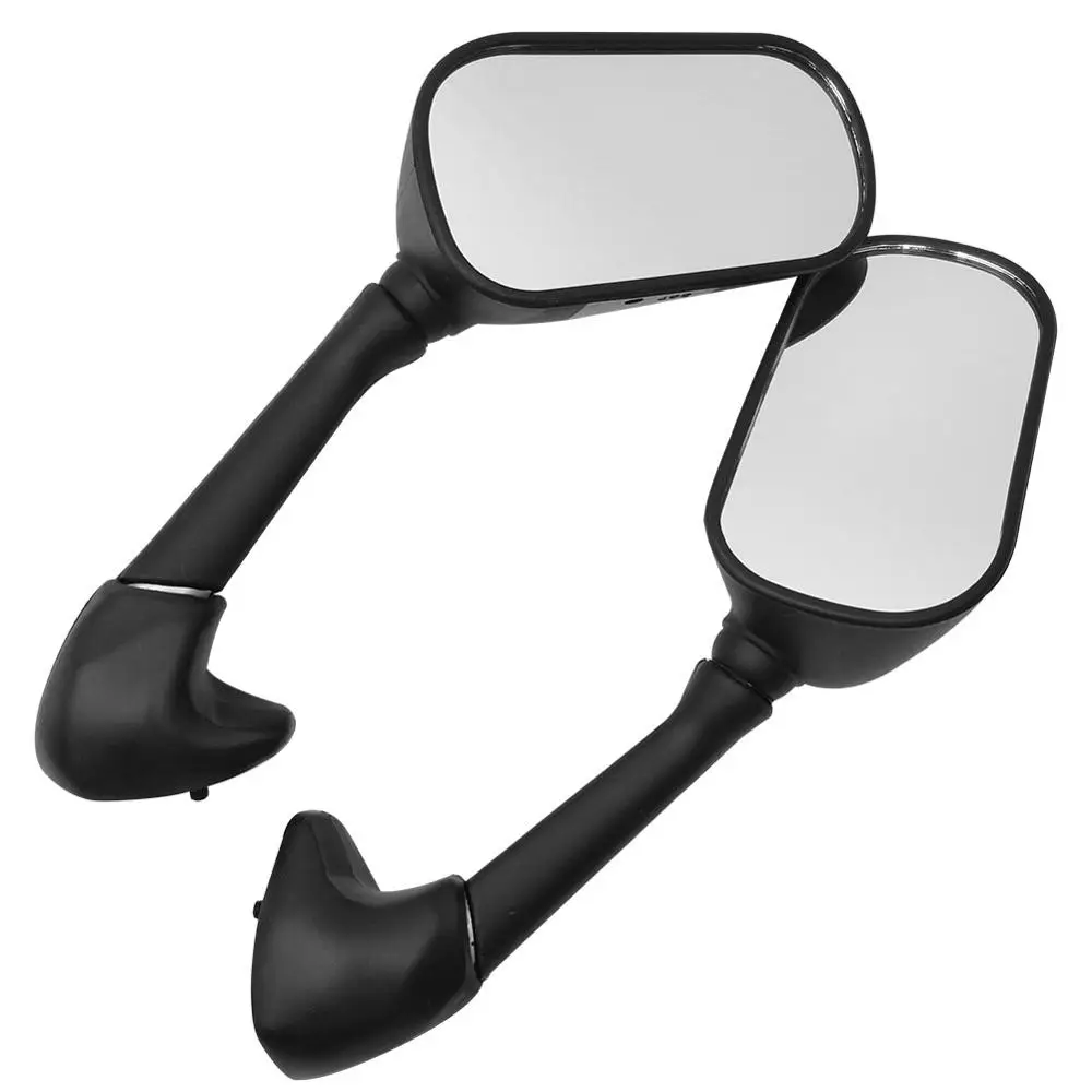 Черное мотоциклетное боковое зеркало заднего вида Cafe Racer Retroviseur Moto для Yamaha YZF R1 03 05