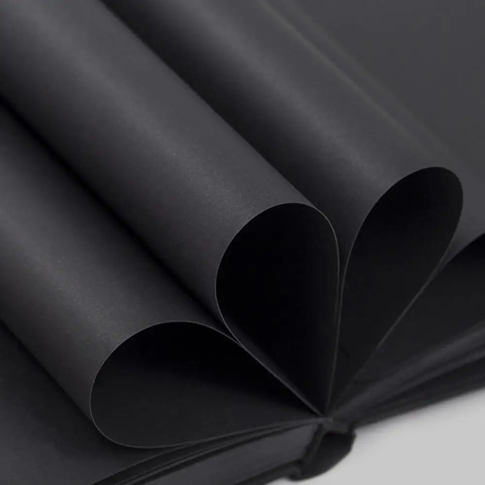 Звездное небо записная книжка с черной бумагой планировщик Альбом Дневник Книга